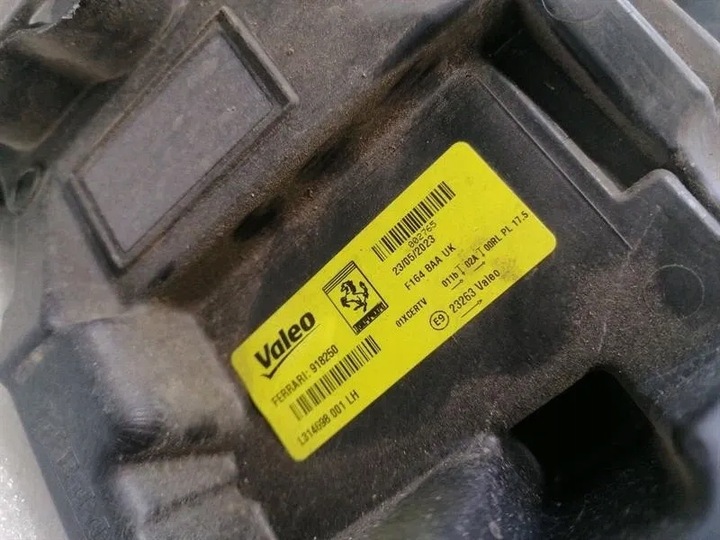 фото №13, Ferrari roma f169 левая свет главные 918250 wadliwe фара левый повреждённый