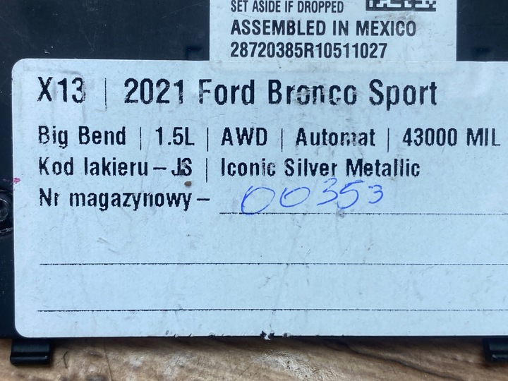 фото №9, Камера асистент ременя ford kuga mk3 втулка стабілізатора 20+ usa