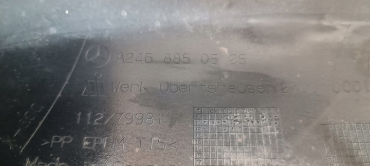 фото №12, Mercedes b-klasa w246 рестайлинг бампер переднее решётка радиатора 6pdc a2468850525