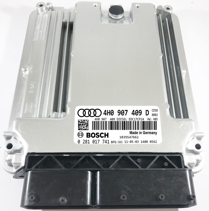 фото №1, Компьютер ecu audi a8 4.2 0281017741 4h0907409d