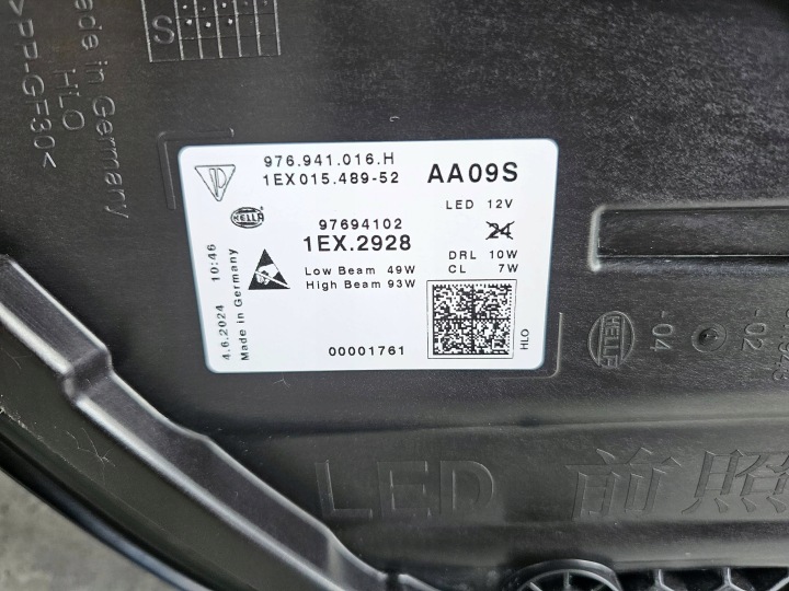 фото №8, Porsche panamera 976 фара повний led права 976941016h