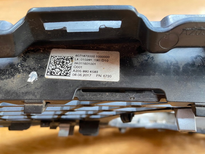 фото №9, Mercedes c w205 amg 15- решётка радиатора решётка каркас решётка радиатора a2058804583