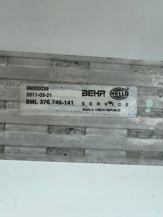 фото №9, Skoda seat vw радиатор интеркулер 8ml376746-141