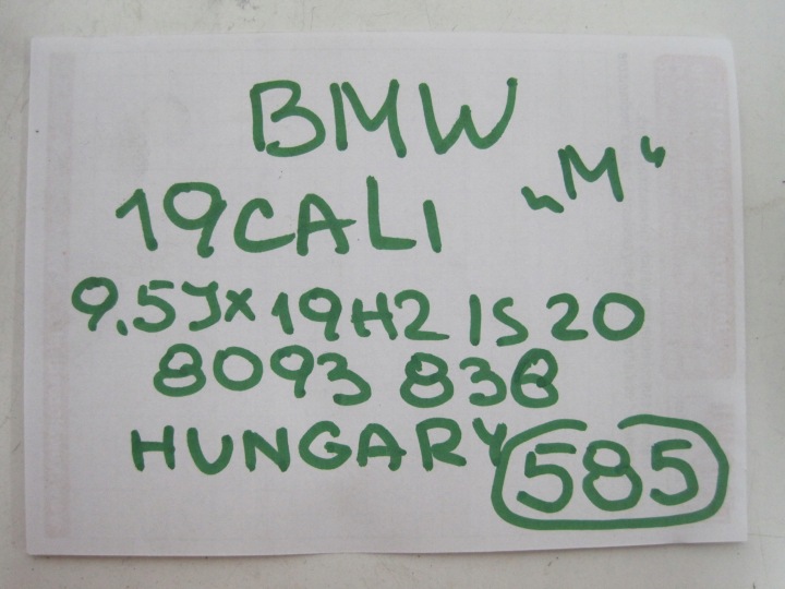 фото №12, Диск bmw r19 8093838 m набор