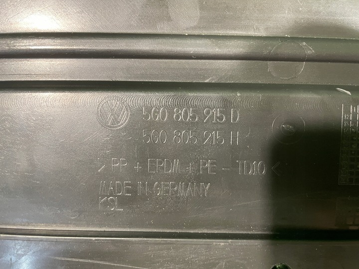 фото №13, Vw golf vii 5g0 gti gtd плита защита pod бампер 5g0805915d