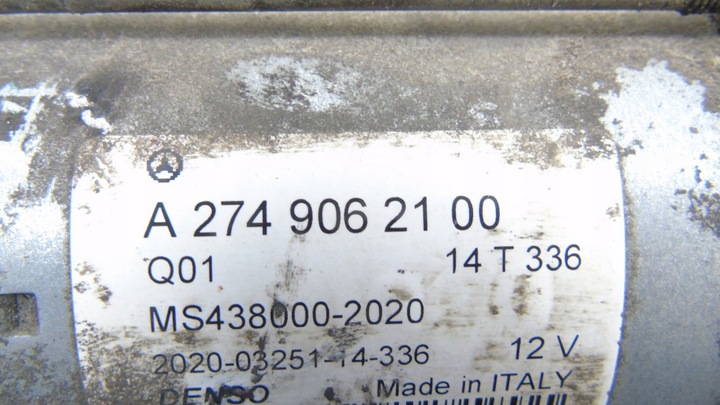 фото №5, Стартер mercedes w205 2.0 cgi a2749062100