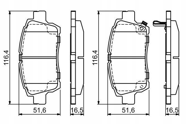 фото №11, Гальмівні колодки ham. toyota p. celica/corolla/prius/yaris 1,0-1,6 99-09