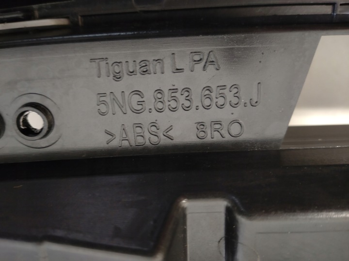 фото №7, Новый решётка радиатора решётка радиатор решётка vw tiguan ii рестайлинг r-line 2020- полный чёрный