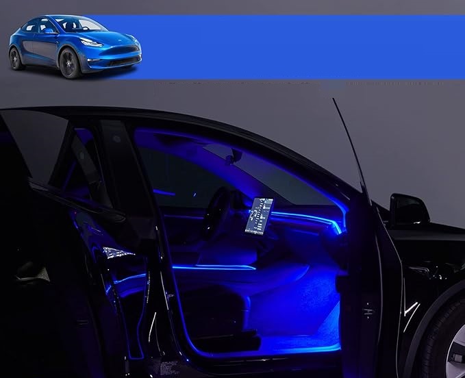 фото №5, Неонові освітлення внутрішні do автомобілів 2021-2022 tesla модель 3 y