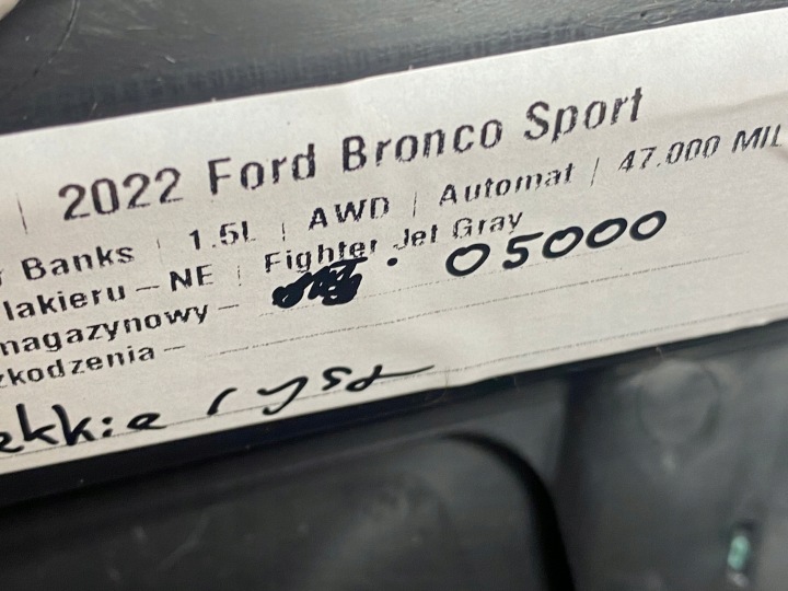 фото №8, Правое заднее карта дверь ford bronco sport 2020+ usa