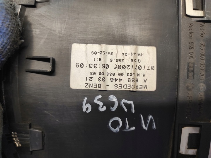 фото №7, Mercedes vito w639 03- 2.2cdi набір стартовий блок керування a6461532691