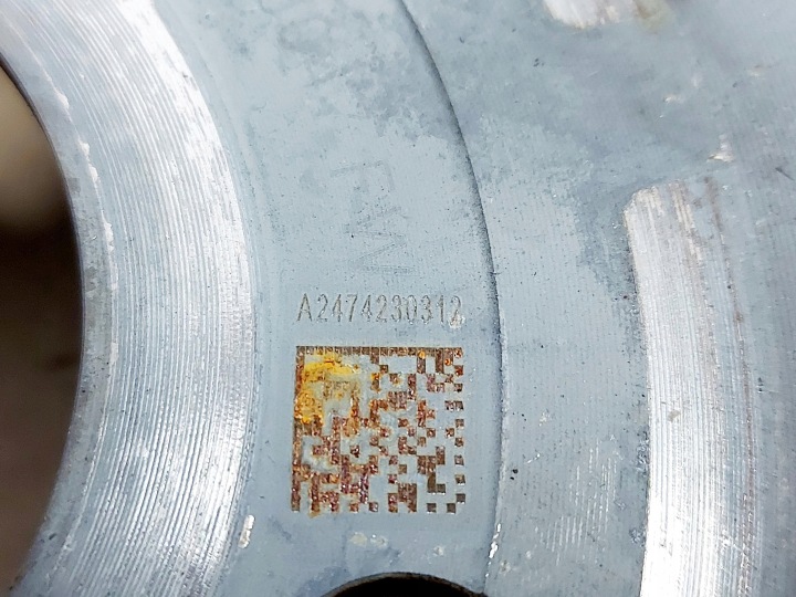 фото №15, Mercedes eqb n243 x243 23r. тормозные диски зад 320 mm a2474230312