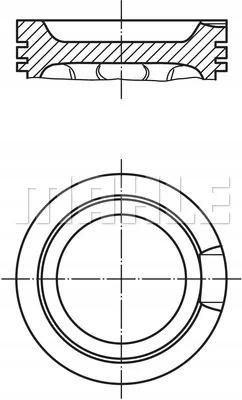фото №2, Поршень audi tt 1,8t 99- mahle