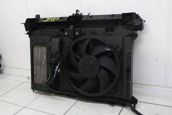 фото №5, Citroen berlingo iii partner 08r- 1.6 hdi pas переднє радіатор вентилятор