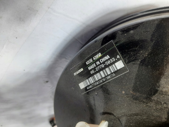 фото №8, Mazda cx5 ii 17- підсилювач гальма kd3e-43950 2.5 turbo usa