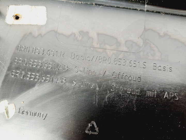 фото №13, Audi q5 i рестайлинг 12+ решётка решётка радиатора pdc 8r0853651ab