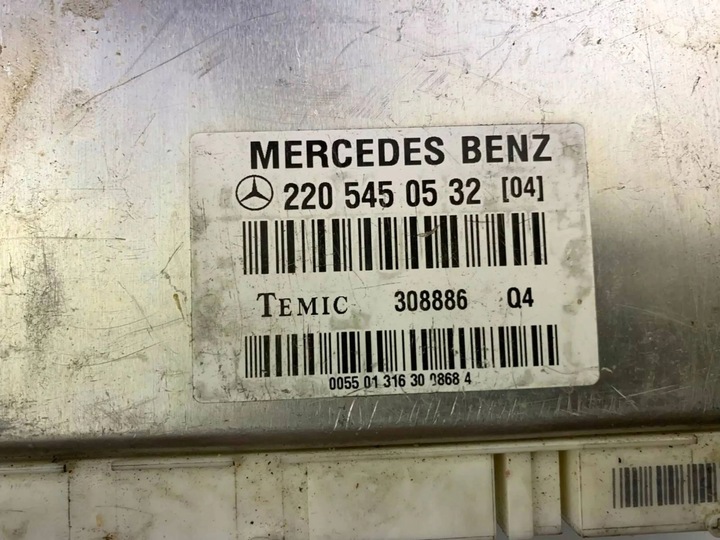 фото №9, Блок управления подвешивание пневматического зад mercedes-benz s w220 a2205450532