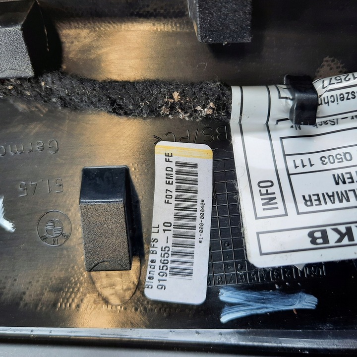 фото №12, Bmw f07 5 gt 9195655 планка декоративная dekor решётки