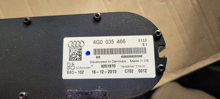 фото №7, S7 4g a7 усилитель bang olufsen 4g0035466 a6 c7 4g