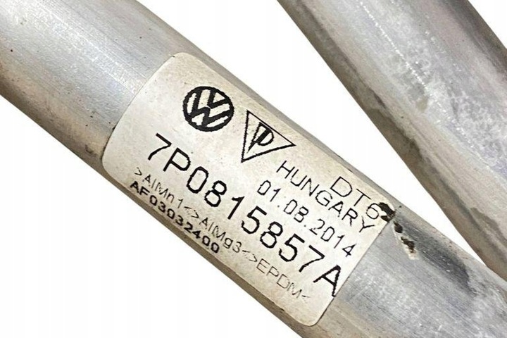 фото №12, Труба охлаждение porsche cayenne 92a 7p0819925c 3.0l дизель 193kw 2015