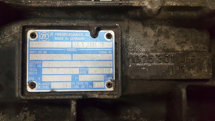 фото №5, Корпус коробки коробки передач ecosplit4 zf daf xf 105 106