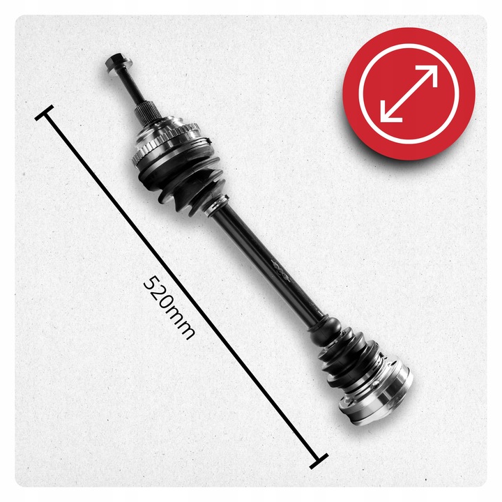 фото №4, Піввісь ліва vw transporter iv t4 2.8 vr6 автомат нова
