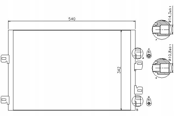 фото №13, Радиаторов кондиционера nissens 94745 8200137650