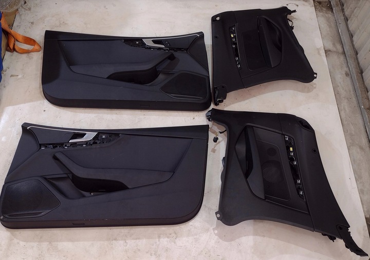 фото №13, Audi a5 8w 8w7 cabrio сидіння оббивка шкіра