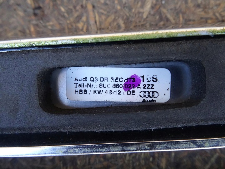 фото №8, Audi q3 8u рейлінги дахові комплект праві лівий хром 8u0860021a 8u0860022a