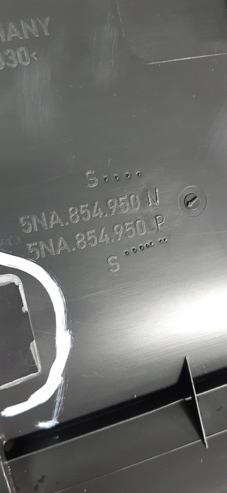 фото №6, Volkswagen tiguan 2016- ii планка дверь правая зад 5na854950n