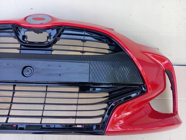 фото №6, Toyota yaris iv 4 бампер переднее решётка решётка