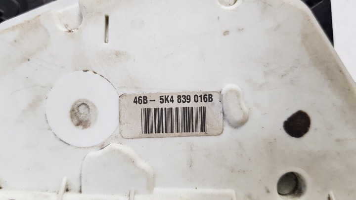 фото №12, Замок дверь правая зад vw golf vi 5k4839016b