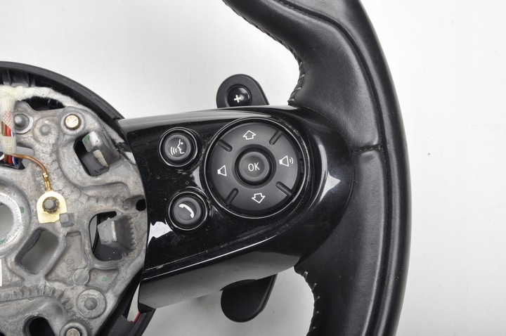 фото №15, Mini f57 кермо багатофункціональна пелюстки шкіра