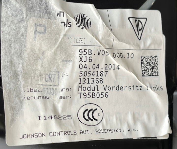 фото №12, B1 porsche macan s 2015 3.0 сиденье левый перед комплектный комплектный