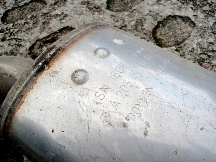 фото №7, Mercedes c w205 глушитель конечный a2054907221 a2054911701