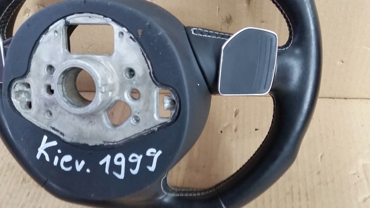 фото №9, Кермо audi q5 sq5 шкіра шкіряний пелюстки зрізана мульті 8r0419091 ac