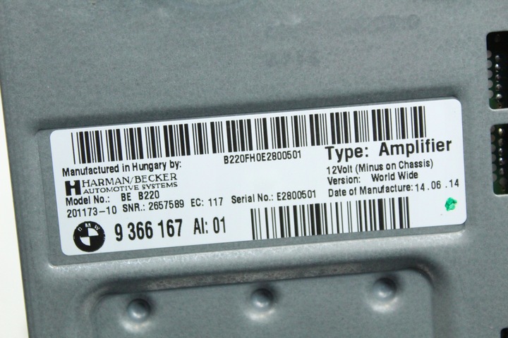 фото №7, Набор аудио 12x динамиков harman кардон усилитель bmw f16 x6 f86 x6m