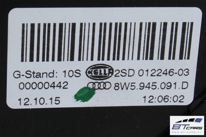 фото №11, Audi a4 sedan лампы led светодиоды задние зад 8w5945091d 8w5945092d 8w5945093a 8w5