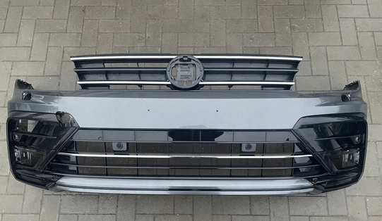 фото №7, Vw tiguan 5na 16- r-line комплектный перед капот полный led крыло бампер pas