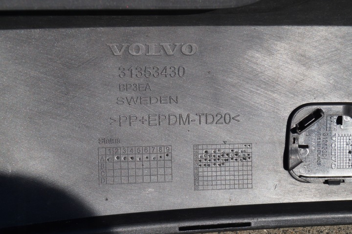фото №10, Накладка спойлер бампер задній  задній заднє volvo xc90 ii 2 na pdc 31353430