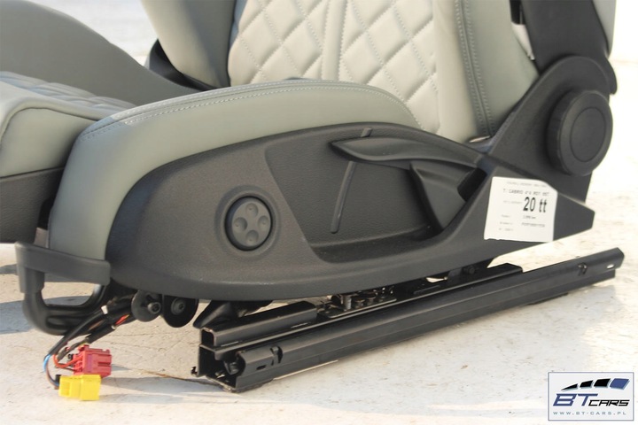 фото №6, Audi tt cabrio сиденье левый водителя сиденье 8s 8s7 цвет чёрно - серый ta