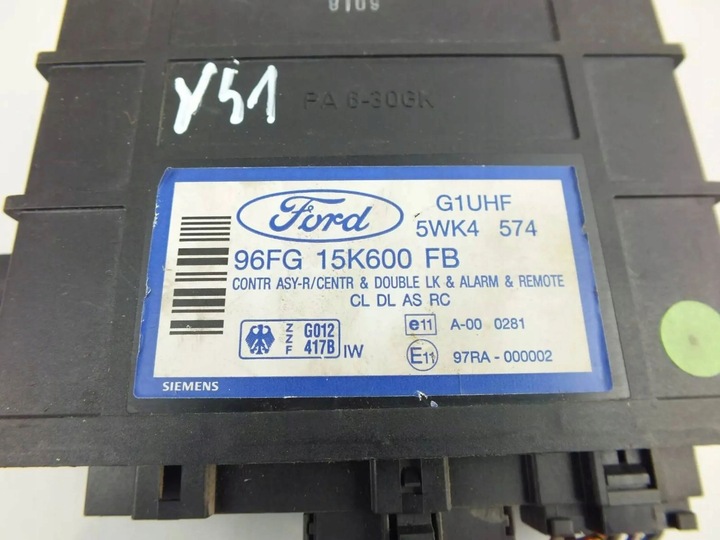 фото №6, Volkswagen polo iii 6n 6n2 6nf 2001 модуль / блок керування комфорту