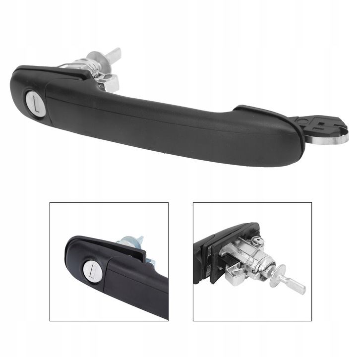 фото №12, Ручка зовнішня двері передніх лівих правих 6k0837205 з 2 ключами