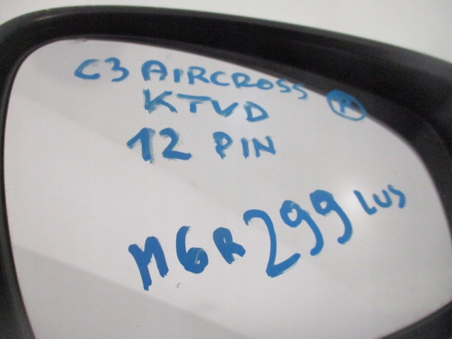 фото №9, Citroen c3 aircross праве дзеркало 12 pin ktvd