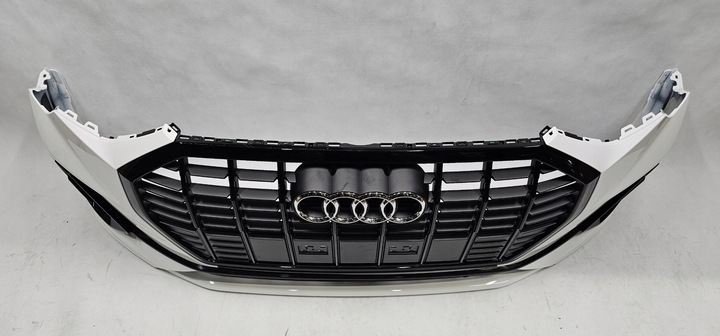 фото №9, Бампер переднє перед 4xpdc решітка радіатора чорний audi q3 83a s-line білий ly9l 18-