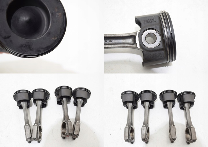 фото №16, Bmw g60 g61 520d 520dx 523d b47d20b b47p dół двигателя wał коленчатый блок поршень