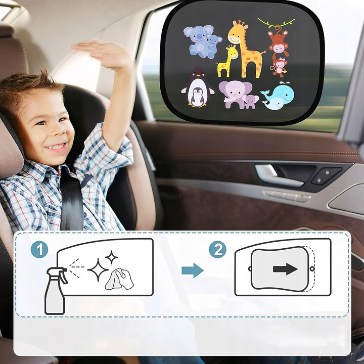 фото №7, 2x защита солнцезащитная окна автомобиля anti uv