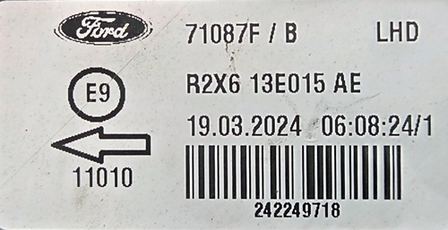 фото №12, Ford courier mk3 iii фара левое фара левая r2x6 13e015ae европа px-8248