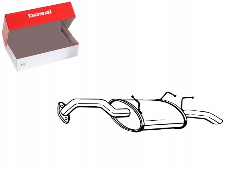 фото №15, Bosal 145-099 глушитель конечный 145-099 bos145-099 глушитель конечный bosal