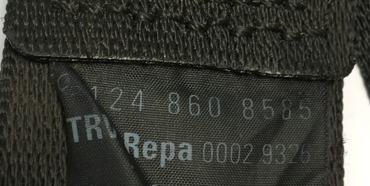 фото №6, Pas безпеки скоба застібка задній mercedes 124 1248608585